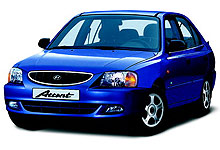 Hyundai Accent kommer dårligst ut av testen i begge tidsperiodene. (Foto: Autoindex) Hyundai Accent kommer dårligst ut av testen i begge tidsperiodene. (Foto: Autoindex)