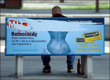  Velplassert reklame for hemorroide-salve.