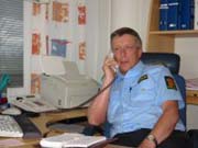 Jan Erik Strøm, politistasjonssjef ved Drammen politistasjon. Jan Erik Strøm, politistasjonssjef ved Drammen politistasjon.