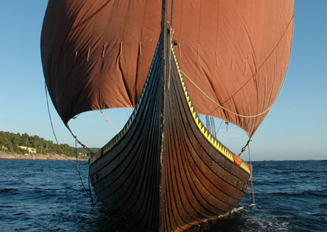 Vikingskipet Gaia. Foto: Båtlaget Gaia.