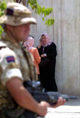 Mange britiske soldater kan være på veg hjem fra Irak. Foto: AFP/Scanpix.