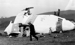 LOCKERBIE: 270 mennesker omkom da et fly fra Pan-America ble spregt i luften. Foto: Scanpix LOCKERBIE: 270 mennesker omkom da et fly fra Pan-America ble spregt i luften. Foto: Scanpix