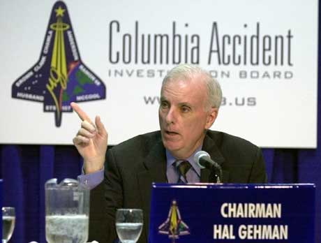 Harold Gehman er ikke fornøyd med romfergeflåten. (Foto: Scanpix / AP)