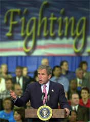 Bush trengte et godt argument for å legitimere krigen i Irak (Foto: Scanpix/AP/S. Walsh)
