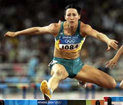 Jana Pittman under OL i fjor der hun endte på 5. plass. (Foto: AP/Scanpix)