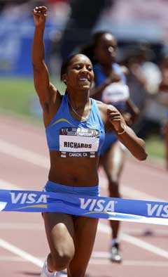 Sanya Richards vant 400 meter i det amerikanske mesterskapet i år. (Foto: AFP/Scanpix)