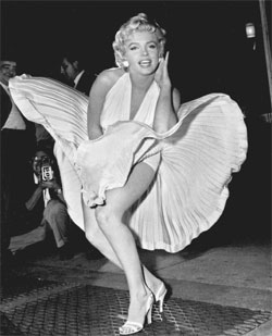 Marilyn Monroe. Foto: AP Photo/Matty Zimmerm