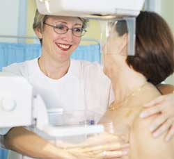 Mammografi er populært «down under». Foto: Ullevål Universitetsykehus Mammografi er populært «down under». Foto: Ullevål Universitetsykehus