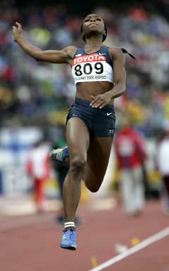 Tianna Madison satte personlig rekord i finalen. (Foto: Reuters/Scanpix)