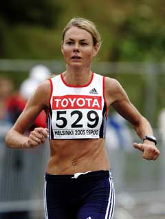 Kirsten Melkevik Otterbu løp inn til 28. plass. (Foto: Cornelius Poppe / SCANPIX) 