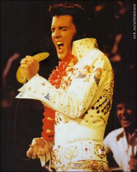 Elvis var også kjent som "The Fruit King". (Innsendt av Johan Haugland )