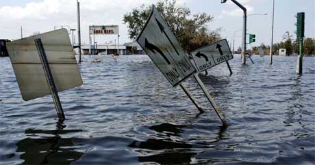 Vannet som oversvømmer New Orleans-regionen er svært giftig. (Foto: Steven Senne/ AP/ Scanpix)