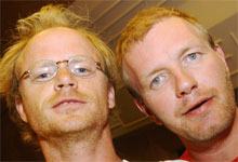 Harald Eia and Bård Tufte Johansen, as well as Atle Atonsen, are set for the comedy series Tre Brødre.  Photo: Scanpix