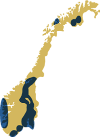 ALLTID NYHETER PÅ DAB: Kartet viser hvor du kan ta inn NRKs DAB-sendinger. 