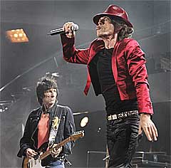 The Rolling Stones har også blitt boikottet av HMW. Foto: Scanpix.