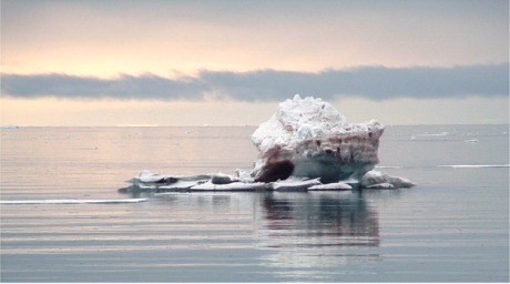 Kjører du småbåt i Kongsfjorden må du holde utkikk etter isfjell. Foto: Ivar Grydeland Kjører du småbåt i Kongsfjorden må du holde utkikk etter isfjell. Foto: Ivar Grydeland