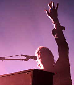 &lt;b&gt;På Austin City Limits:&lt;/b&gt; Coldplay. Foto: Per Ole Hagen.