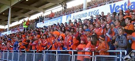 Color Line Stadion har hatt fullt hus på samtlige hjemmekamper. (Foto: Øyvind Johan Heggstad)