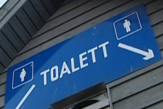Toalett legges ned. Foto: NRK.