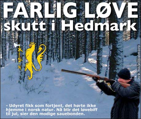 Senterpartiet har endelig fått gjennomslag for sin rovdyrpolitikk. (Innsendt av Eirik Schrøder Hansen) Senterpartiet har endelig fått gjennomslag for sin rovdyrpolitikk. (Innsendt av Eirik Schrøder Hansen)