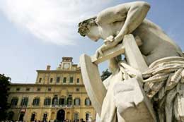 Slottet Ducale - hovedkvarteret til European Food Safety Authority (EFSA) i Parma i Italia (Scanpix /AFP)