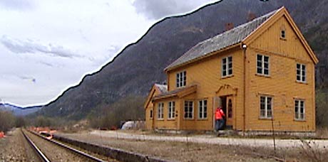 Romsdalshorn stasjon (Foto: Brede Røsjø/ NRK)