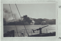 1942 - Tyskerne jevner Telavåg med jorda.Fotorettigheter:Nordsjømuseet