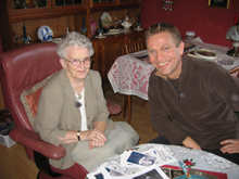 Barbara Melkevik og John-André Samuelsen. Foto:NRK
