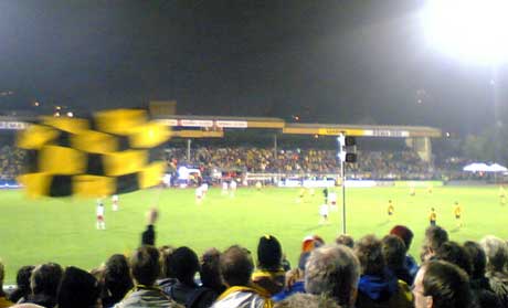 Start må betale 400.000 til NFF fordi de slapp inn for mange til kampen mot FFK (Foto: Ole Kristian Tjernæs, NRK) Start må betale 400.000 til NFF fordi de slapp inn for mange til kampen mot FFK (Foto: Ole Kristian Tjernæs, NRK)