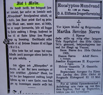  I 1905 nytta avisene framleis gotisk skrift (fraktur) i det redaksjonelle stoffet, medan annonsane blei trykte med latinske typar (antikva). 