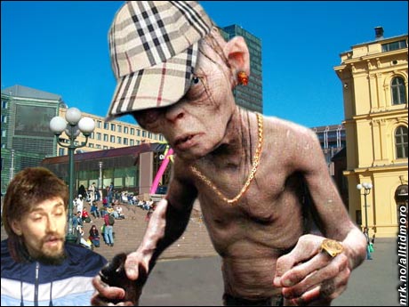 I det virkelige liv henger Gollum rundt nede på Oslo S. (Alltid Moro) I det virkelige liv henger Gollum rundt nede på Oslo S. (Alltid Moro)