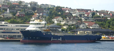 MS Strilmøy til kai i Stavanger. (Foto fra www.shipspotting.com)