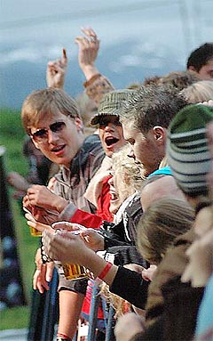 Buktafestivalen i Tromsø er kåret til Årets Festival for 2005 av Norsk Rockforbund. Foto: Bukta.no.