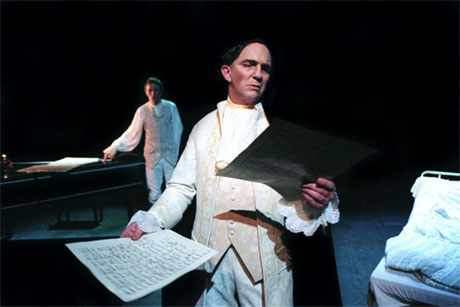 Even Stormoen som Salieri i «Amadeus» på Rogaland teater. Foto: Rogaland teater