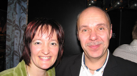 Linda Backgren-Holm og Peter Lindberg. Foto: Erik Forfod/NRK