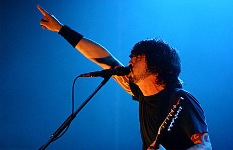 Foo Fighters er blant de du hører i NRKs eksklusive konsertpakke på DAB siste helga i november. ( Foto: Kim Erlandsen) 