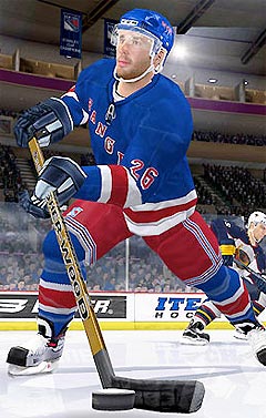 Animal Alpha har også fått med en låt i ishockeyspillet NHL 06. Foto: EA Sports.