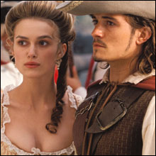 Keira Knightly i filmen Pirates of the caribbean (Foto: Buena Vista) Keira Knightly i filmen Pirates of the caribbean (Foto: Buena Vista)