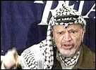 Yasir Arafat lover å gjøre alt han kan for å stanse blodbadet blant jøder og palestinere. Yasir Arafat lover å gjøre alt han kan for å stanse blodbadet blant jøder og palestinere.