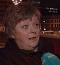 Leder for Fagforbundet i Oslo, Mari Sanden, sier hun er skuffet over Papes håndtering av ambassadesaken. Foto: NRK
