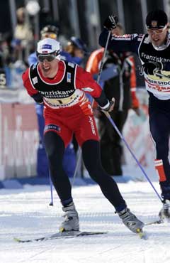 Lars Berger var med å ta stafettgull i ski-VM forrige sesong. (Foto: Terje Bendiksby / SCANPIX)