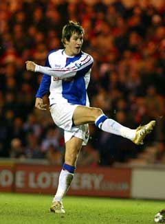 Morten Gamst Pedersen scoret 1-0 målet. (Foto: AP/Scanpix) Morten Gamst Pedersen scoret 1-0 målet. (Foto: AP/Scanpix)