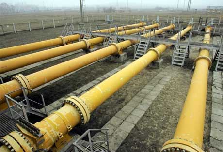 Pumpestasjonen i Pisarevskaja er den siste på russisk side for gass som sendes til Ukraina og Vest-Europa. (Arkivfoto: Viktor Korotajev/ Reuters/ Scanpix)