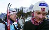 Jan Egil Andresen ( til venstre) og John Anders Gaustad er begge OL-aktuelle. (Foto: Lise Åserud / SCANPIX)