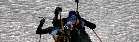 Skiskytterstafett i Ruhpolding. (Foto: REUTERS / SCANPIX)