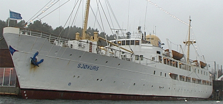 Skoleskipet Sjøkurs i Kristiansand. Foto: NRK