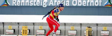 Liv Grete Skjelbreid Poiree er definitivt tilbake i verdenstoppen med dagens seier. (Foto: AFP / SCANPIX) 