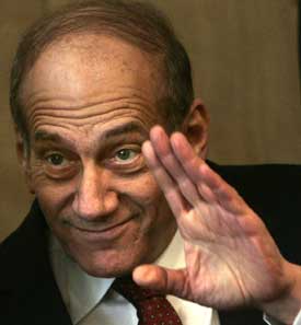 Ehud Olmert - fungerende statsminister og partileder. Foto: Scanpix/AP.