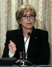 Forsvarsminister Anne-Grete Strøm-Erichsen.