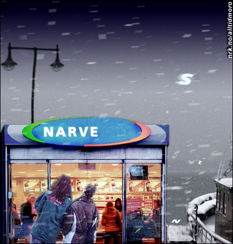 Stormen "Narve" herjet Nord-Norge i januar 2006. (Alltid Moro)